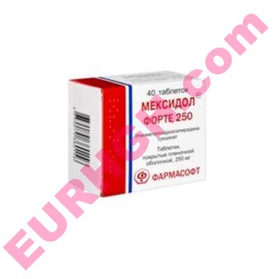 Buy Mexidol Forte 250 tablets 250mg 40 pcs online